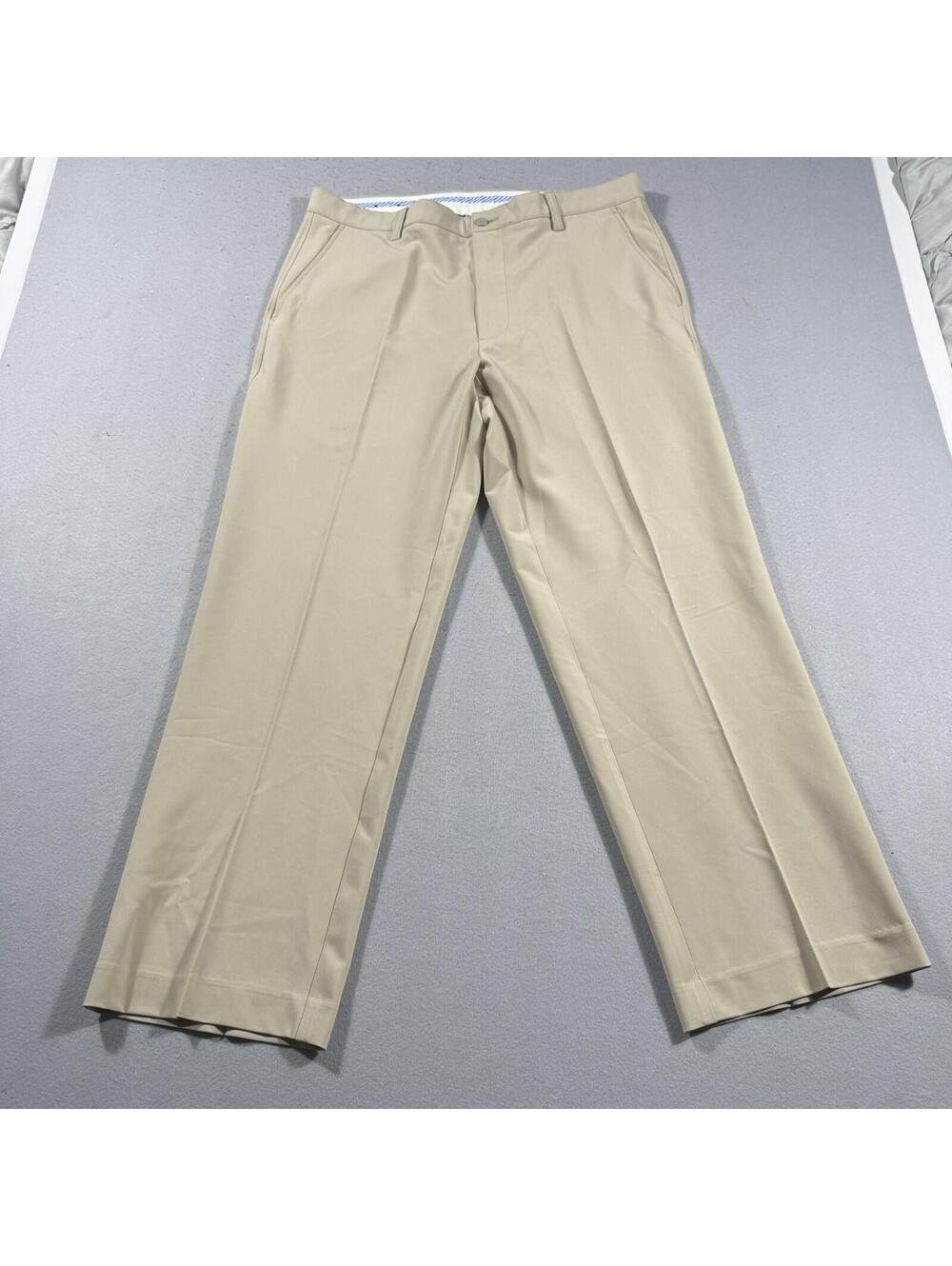 FootJoy FJ Golf Pants Men 36x30 Khaki Stretch Performance Athletic Casual‎